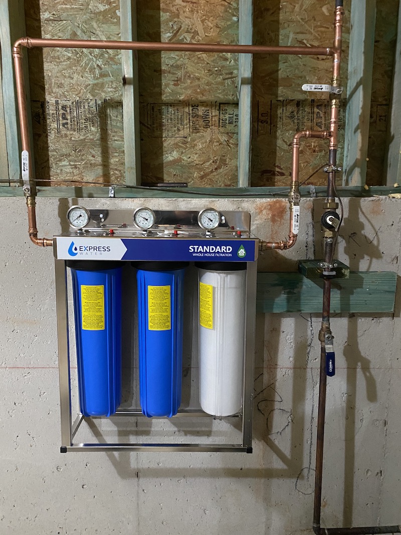 Water Filtration Installation in Flower Mound, TX